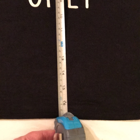 SLEEVELESS (people’s project) L A 14/16 teens shirt. SAYS  LOCALS ONLY on black - Picture 5 of 6